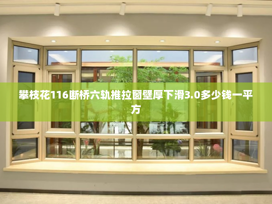 攀枝花116断桥六轨推拉窗壁厚下滑3.0多少钱一平方