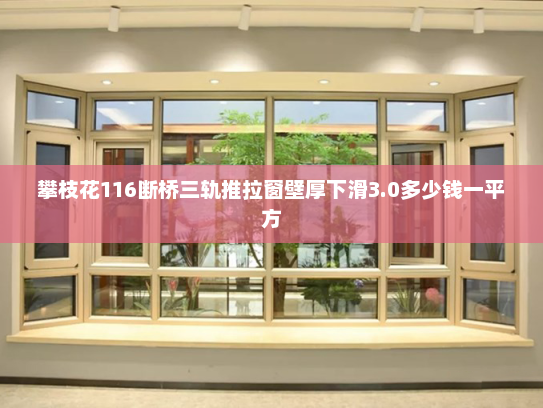 攀枝花116断桥三轨推拉窗壁厚下滑3.0多少钱一平方
